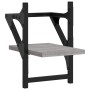 Wandregale mit Stangen 2 Stück in Grau Sonoma 20x25x30 cm von , Regale und Regale - Ref: Foro24-836231, Preis: 17,33 €, Rabat...
