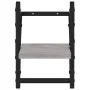 Estantes de pared con barras 2 uds gris Sonoma 20x25x30 cm by , Shelves and shelves - Ref: Foro24-836231, Price: 17,06 €, Dis...