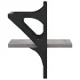 Estantes de pared con barras 2 uds gris Sonoma 20x25x30 cm by , Shelves and shelves - Ref: Foro24-836231, Price: 17,06 €, Dis...