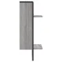 Wandregal mit grauer Sonoma-Stange 30x25x65 cm von , Regale und Regale - Ref: Foro24-836301, Preis: 23,00 €, Rabatt: %