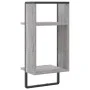 Wandregal mit grauer Sonoma-Stange 30x25x65 cm von , Regale und Regale - Ref: Foro24-836301, Preis: 23,00 €, Rabatt: %
