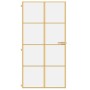 Puerta interior dorada vidrio templado aluminio 102,5x201,5 cm by , Doors for the home - Ref: Foro24-155143, Price: 173,32 €,...