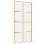 Puerta interior dorada vidrio templado aluminio 102,5x201,5 cm by , Doors for the home - Ref: Foro24-155143, Price: 171,15 €,...