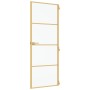 Innentür aus vergoldetem gehärtetem Glas und Aluminium 76x201,5cm von , Türen für zu Hause - Ref: Foro24-155136, Preis: 208,2...