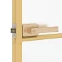 Puerta de interior dorada vidrio templado y aluminio 76x201,5cm de , Puertas para el hogar - Ref: Foro24-155136, Precio: 201,...