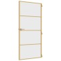 Innentür aus vergoldetem gehärtetem Glas und Aluminium 93x201,5cm von , Türen für zu Hause - Ref: Foro24-155134, Preis: 162,3...