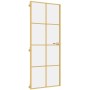 Innentür aus vergoldetem gehärtetem Glas und Aluminium 83x201,5cm von , Türen für zu Hause - Ref: Foro24-155141, Preis: 194,7...