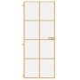 Innentür aus vergoldetem gehärtetem Glas und Aluminium 83x201,5cm von , Türen für zu Hause - Ref: Foro24-155141, Preis: 194,7...
