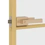 Innentür aus vergoldetem gehärtetem Glas und Aluminium 83x201,5cm von , Türen für zu Hause - Ref: Foro24-155141, Preis: 191,5...