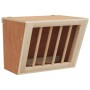 Comedero heno para conejos madera maciza abeto 25x18,5x20,5 cm