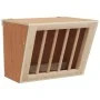 Heuraufe für Kaninchen aus massiver Fichte 25x18,5x20,5 cm von , Futternäpfe, Futtertröge und Tränken für Haustiere - Ref: Fo...