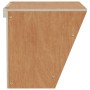 Comedero heno para conejos madera maciza abeto 25x18,5x20,5 cm
