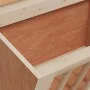 Heuraufe für Kaninchen aus massiver Fichte 25x18,5x20,5 cm von , Futternäpfe, Futtertröge und Tränken für Haustiere - Ref: Fo...
