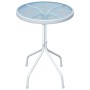 Garten-Bistrotisch und Stühle 3 Stück aus schwarzem Stahl von vidaXL, Gartensets - Ref: Foro24-43314, Preis: 90,42 €, Rabatt: %