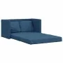 Boden-Schlafsofa 2-in-1, blauer Stoff, 112x174x55 cm. von , Sofas - Ref: Foro24-353971, Preis: 232,65 €, Rabatt: %