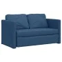 Boden-Schlafsofa 2-in-1, blauer Stoff, 112x174x55 cm. von , Sofas - Ref: Foro24-353971, Preis: 232,65 €, Rabatt: %