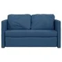 Boden-Schlafsofa 2-in-1, blauer Stoff, 112x174x55 cm. von , Sofas - Ref: Foro24-353971, Preis: 232,65 €, Rabatt: %