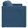 Boden-Schlafsofa 2-in-1, blauer Stoff, 112x174x55 cm. von , Sofas - Ref: Foro24-353971, Preis: 232,65 €, Rabatt: %