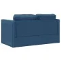 Boden-Schlafsofa 2-in-1, blauer Stoff, 112x174x55 cm. von , Sofas - Ref: Foro24-353971, Preis: 232,65 €, Rabatt: %