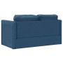 Sofá cama de suelo 2 en 1 tela azul 112x174x55 cm by , Sofas - Ref: Foro24-353971, Price: 189,44 €, Discount: %