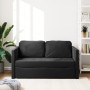 Sofá cama de suelo 2 en 1 terciopelo negro 122x204x55 cm by , Sofas - Ref: Foro24-353959, Price: 262,59 €, Discount: %
