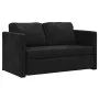 Sofá cama de suelo 2 en 1 terciopelo negro 122x204x55 cm by , Sofas - Ref: Foro24-353959, Price: 236,06 €, Discount: %