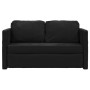 Sofá cama de suelo 2 en 1 terciopelo negro 122x204x55 cm by , Sofas - Ref: Foro24-353959, Price: 262,59 €, Discount: %