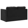 Sofá cama de suelo 2 en 1 terciopelo negro 122x204x55 cm by , Sofas - Ref: Foro24-353959, Price: 236,06 €, Discount: %
