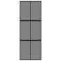 Puerta corredera vidrio templado y aluminio negra 76x205 cm by , Doors for the home - Ref: Foro24-155213, Price: 185,32 €, Di...