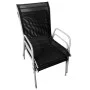 Garden bistro table and chairs 3 pieces black steel by vidaXL, Garden sets - Ref: Foro24-43314, Price: 89,27 €, Discount: %