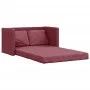 Sofá cama de suelo 2 en 1 tela rojo tinto 112x174x55 cm by , Sofas - Ref: Foro24-353967, Price: 192,75 €, Discount: %