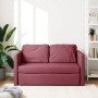 Sofá cama de suelo 2 en 1 tela rojo tinto 112x174x55 cm by , Sofas - Ref: Foro24-353967, Price: 177,36 €, Discount: %