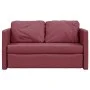 Sofá cama de suelo 2 en 1 tela rojo tinto 112x174x55 cm by , Sofas - Ref: Foro24-353967, Price: 192,75 €, Discount: %