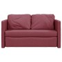 Sofá cama de suelo 2 en 1 tela rojo tinto 112x174x55 cm by , Sofas - Ref: Foro24-353967, Price: 177,36 €, Discount: %