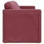 Sofá cama de suelo 2 en 1 tela rojo tinto 112x174x55 cm by , Sofas - Ref: Foro24-353967, Price: 192,75 €, Discount: %