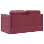 Sofá cama de suelo 2 en 1 tela rojo tinto 112x174x55 cm by , Sofas - Ref: Foro24-353967, Price: 177,36 €, Discount: %