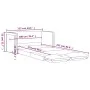 Sofá cama de suelo 2 en 1 tela rojo tinto 112x174x55 cm by , Sofas - Ref: Foro24-353967, Price: 192,75 €, Discount: %