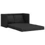 Sofá cama de suelo 2 en 1 cuero sintético negro 112x174x55 cm by , Sofas - Ref: Foro24-353973, Price: 216,25 €, Discount: %
