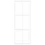 White tempered glass and aluminum sliding door 76x205 cm by , Doors for the home - Ref: Foro24-155216, Price: 160,63 €, Disco...