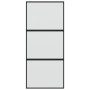 Schwarze Schiebetür aus gehärtetem Glas und Aluminium, 90 x 205 cm von , Türen für zu Hause - Ref: Foro24-155199, Preis: 216,...
