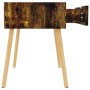 Nachttisch aus geräuchertem Eichenholzwerkstoff, 40 x 40 x 56 cm von vidaXL, Nachttische - Ref: Foro24-326811, Preis: 42,04 €...