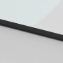 Schwarze Schiebetür aus gehärtetem Glas und Aluminium, 90 x 205 cm von , Türen für zu Hause - Ref: Foro24-155202, Preis: 180,...