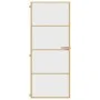 Goldene Innentür aus gehärtetem Glas und Aluminium, 83 x 201,5 cm von , Türen für zu Hause - Ref: Foro24-155133, Preis: 196,4...