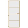 Goldene Innentür aus gehärtetem Glas und Aluminium, 83 x 201,5 cm von , Türen für zu Hause - Ref: Foro24-155133, Preis: 218,8...