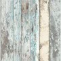 DUTCH WALLCOVERINGS Painted wallpaper blue wood pieces PE10012 by DUTCH WALLCOVERINGS, Painted paper - Ref: Foro24-422370, Pr...