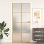 Goldene Innentür aus gehärtetem Glas und Aluminium, 93 x 201,5 cm von , Türen für zu Hause - Ref: Foro24-155146, Preis: 175,6...