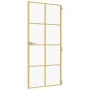 Golden interior door tempered glass and aluminum 93x201.5cm by , Doors for the home - Ref: Foro24-155146, Price: 173,37 €, Di...