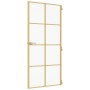 Goldene Innentür aus gehärtetem Glas und Aluminium, 93 x 201,5 cm von , Türen für zu Hause - Ref: Foro24-155146, Preis: 175,6...