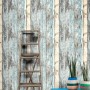DUTCH WALLCOVERINGS Blaue Holzstücktapete PE10012 von DUTCH WALLCOVERINGS, Bemaltes Papier - Ref: Foro24-422370, Preis: 30,54...