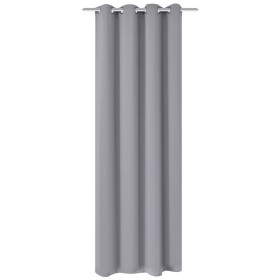 Blackout curtain with metal eyelets 270x245 cm gray by vidaXL, Curtains and curtains - Ref: Foro24-132206, Price: 39,20 €, Di...